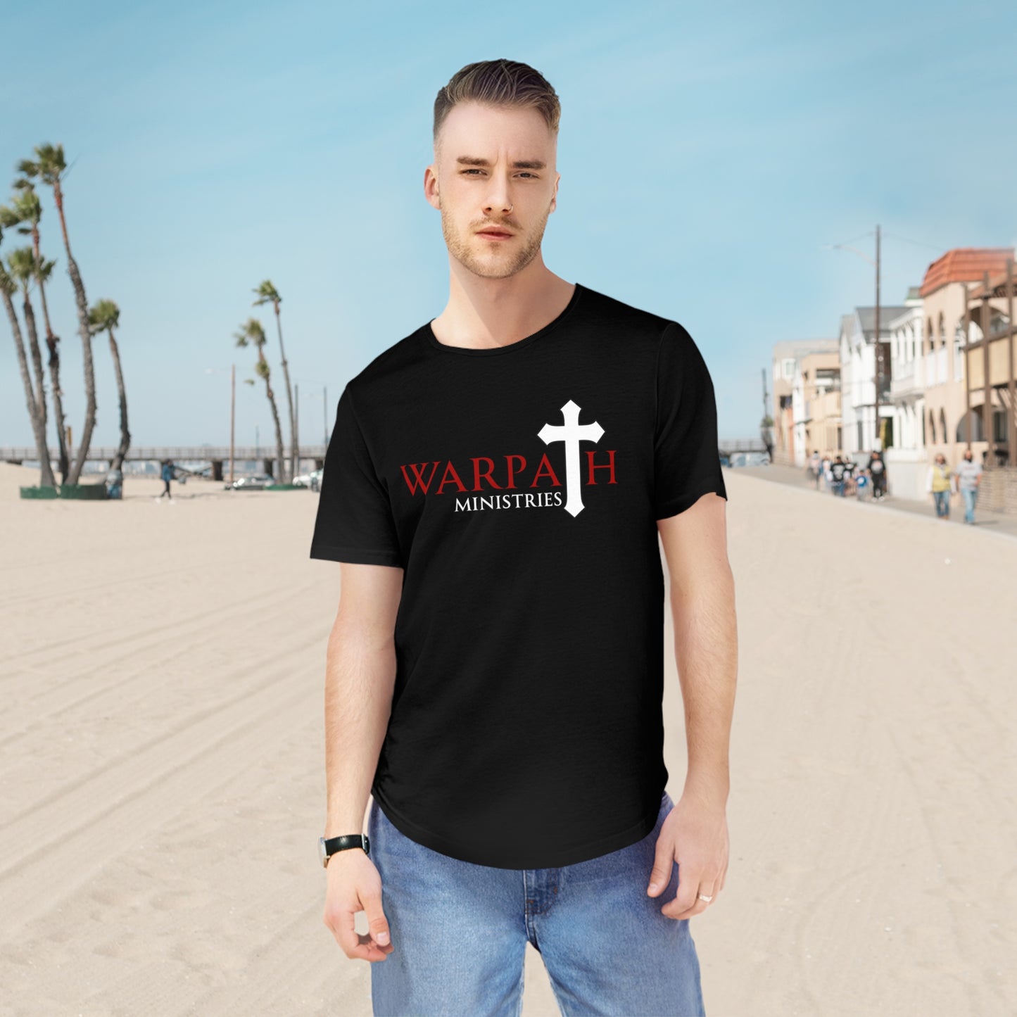 Warpath Curved Hem Tee