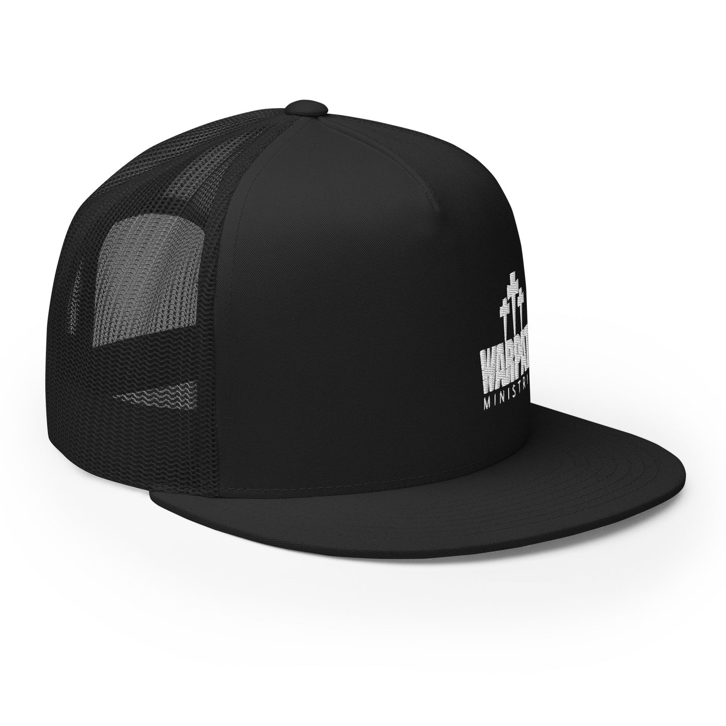 Warpath 3 Crosses White Lettering Trucker Cap