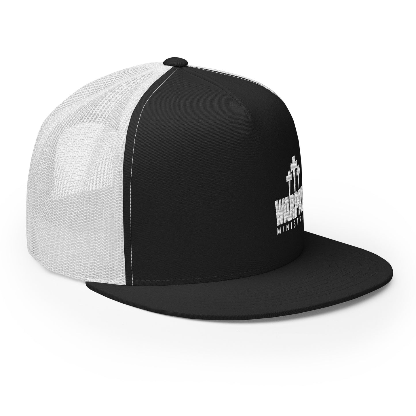 Warpath 3 Crosses White Lettering Trucker Cap