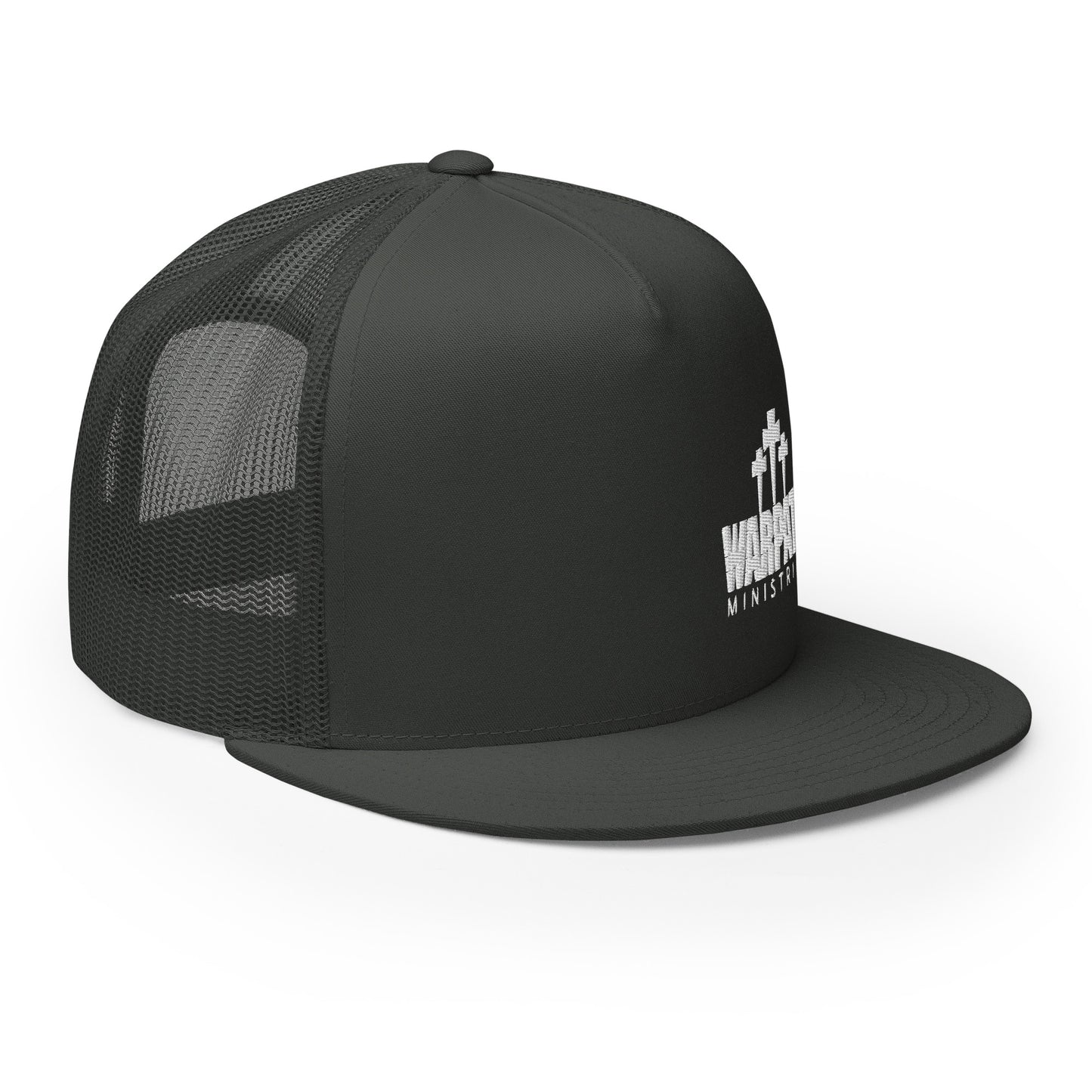 Warpath 3 Crosses White Lettering Trucker Cap