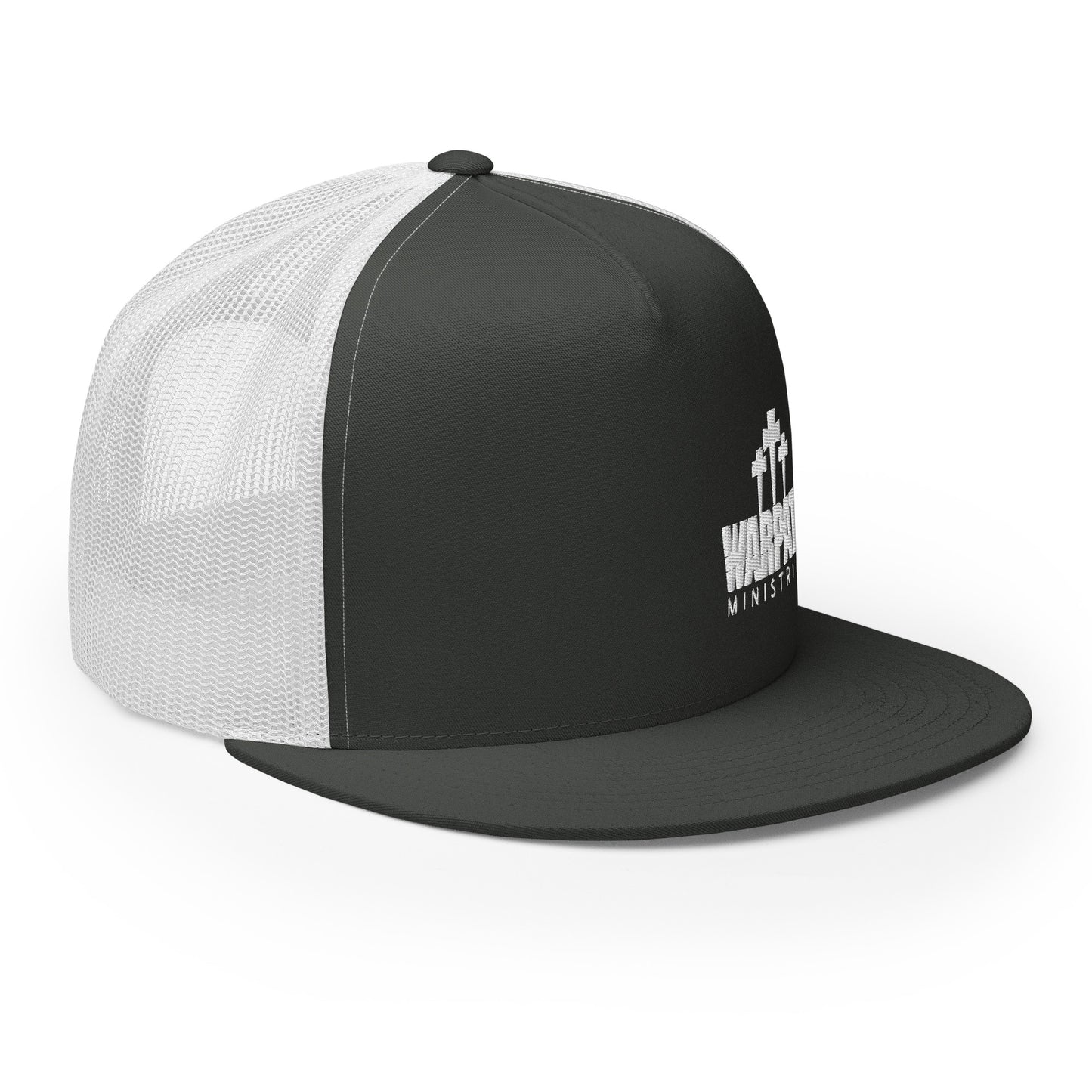 Warpath 3 Crosses White Lettering Trucker Cap