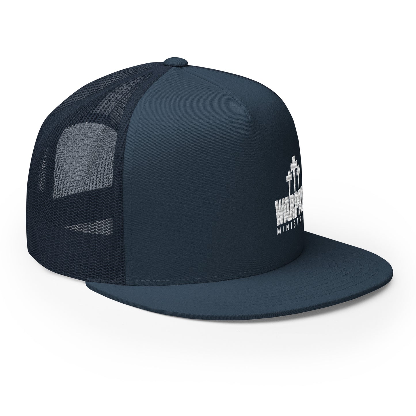 Warpath 3 Crosses White Lettering Trucker Cap