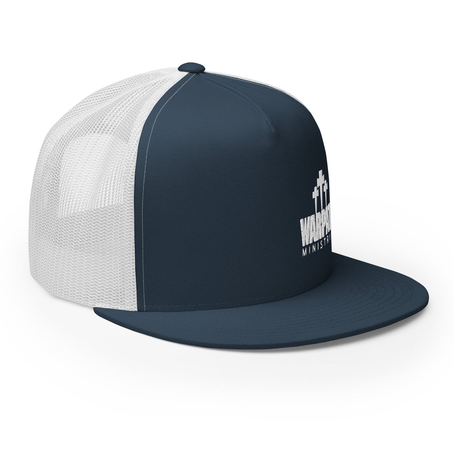 Warpath 3 Crosses White Lettering Trucker Cap