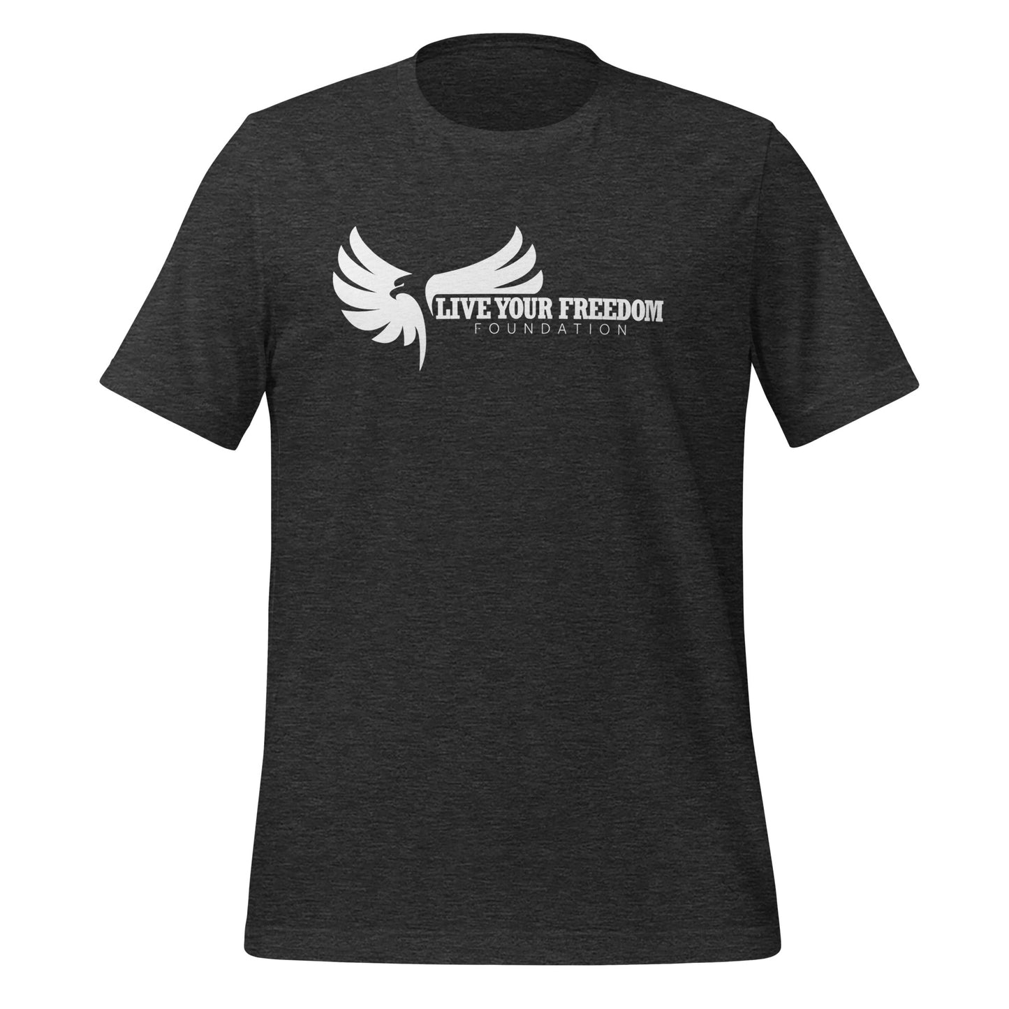 Live Your Freedom White Lettering Unisex T-Shirt