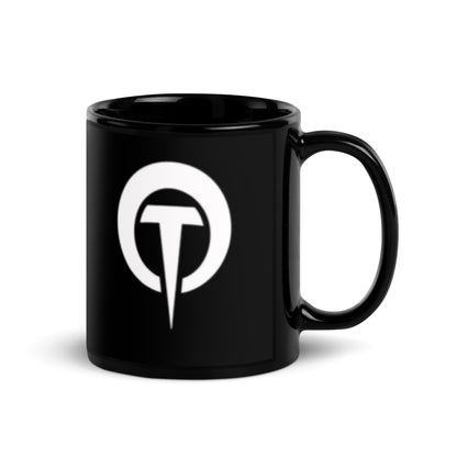 TAKEOVER Black Glossy Mug