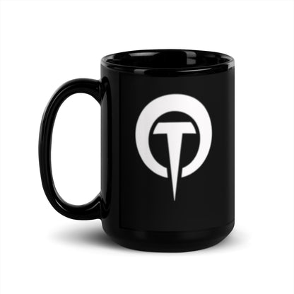 TAKEOVER Black Glossy Mug