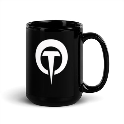 TAKEOVER Black Glossy Mug